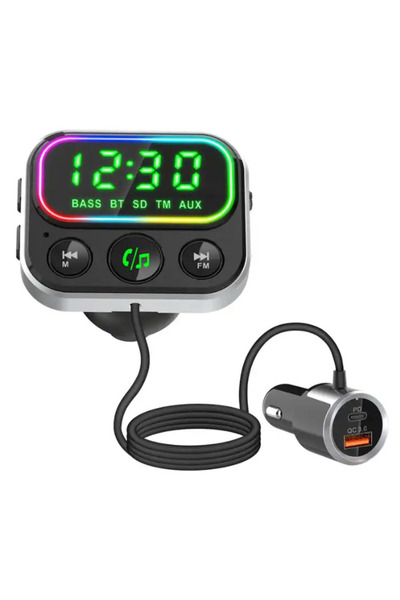 PRİZE Modulator auto transmițător FM BC79 Bluetooth QC 3.0