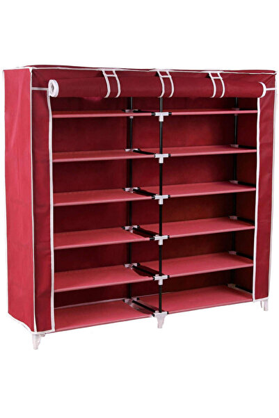 OEM Dulap textil 5 rafturi 2 compartimente 118 x 30 x 120 cm