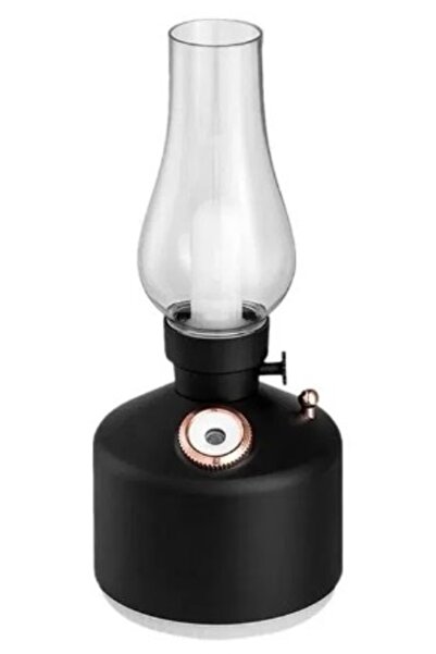 China Mini umidificator NEGRU cu lampa fara capac si schimbare de culoare