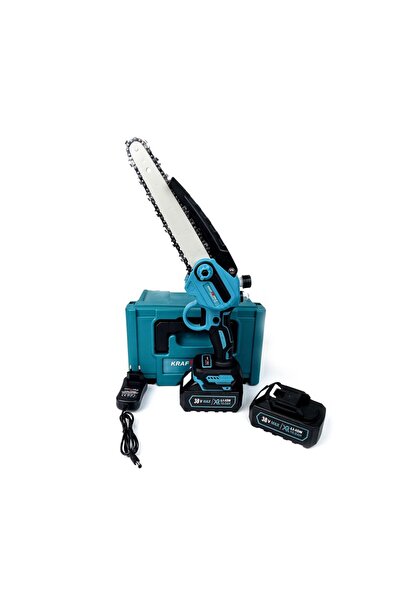 OEM Drujba Mini cu 2 Acumulatori 38V 10Ah si Rezervor Ulei albastra