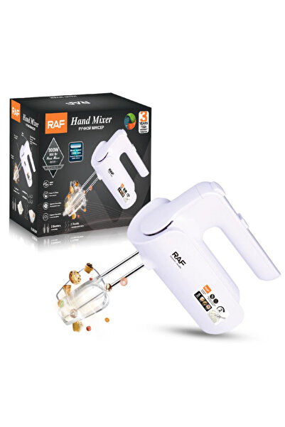 LILY Electric hand mixer 800W 3 speed settings and 2 accessories for beating ...