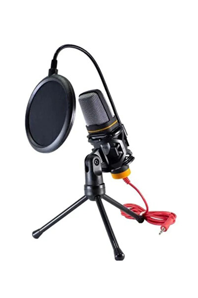 Mihai Microfon Profesional QY K222 Trepied Si Filtru