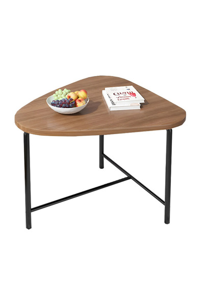 OEM Masuta triunghiulara pentru cafea blat MDF cadru metalic 64 x 52 x 51 cm ...