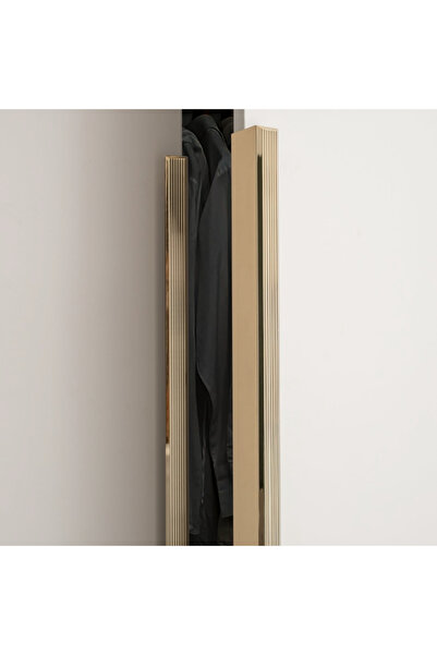 System 9254 Line-Çizgili Kulp Gold Renk 960 mm