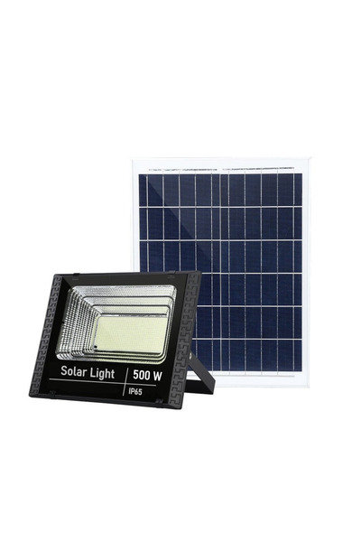 HASSAN 500W LED floodlight with solar panel