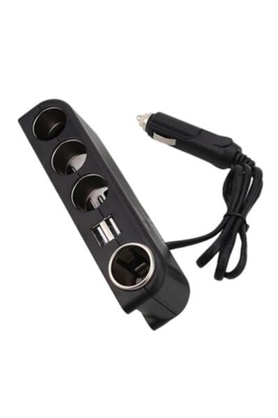 PRİZE Priza auto No. 1525 cu 4 porturi de iesire si 2 USB