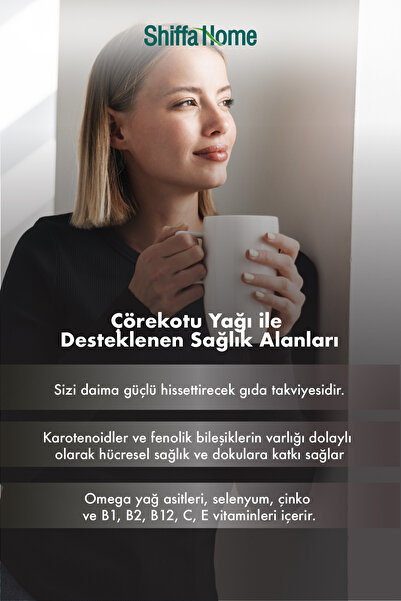 Shiffa Home Çörekotu Yağı 150 Kapsül 500mg Softjel Çörek Otu Yağı Kapsül