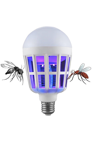 OEM Bec LED Anti Insecte cu lumina alba naturala puternica 15W E27 OF