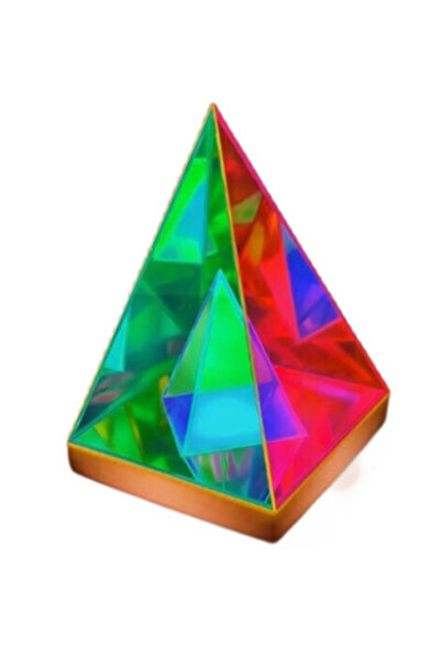 OEM Decorative LED lamp pyramid style Q LED30 Andowl USB powered