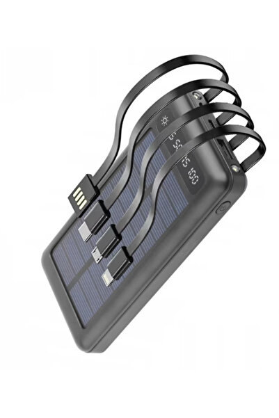 Mihai Baterie Externa Solara 12000 mAh Q CD281 Cabluri USB Type C MicroUSB si...