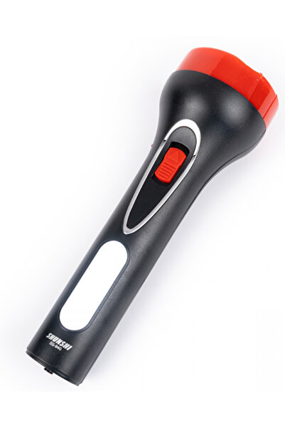 OEM SS 940 rechargeable flashlight with 220V socket, side LED