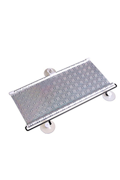 Tai Parasolar auto cu ventuze retractabil GRI 58 cm x 125 cm