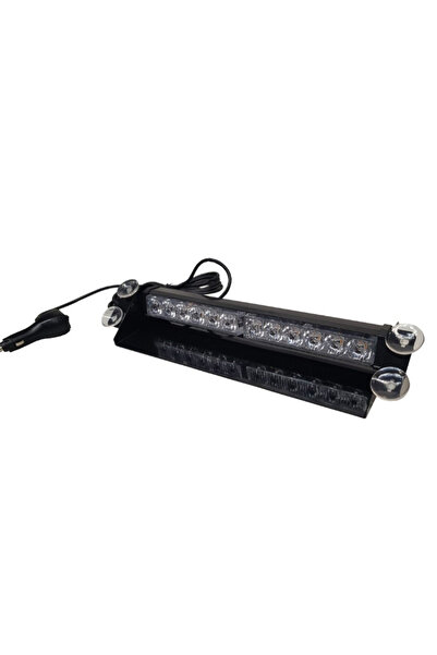 Ruan Stroboscop led auto 12 LED parbriz cob rosu albastru