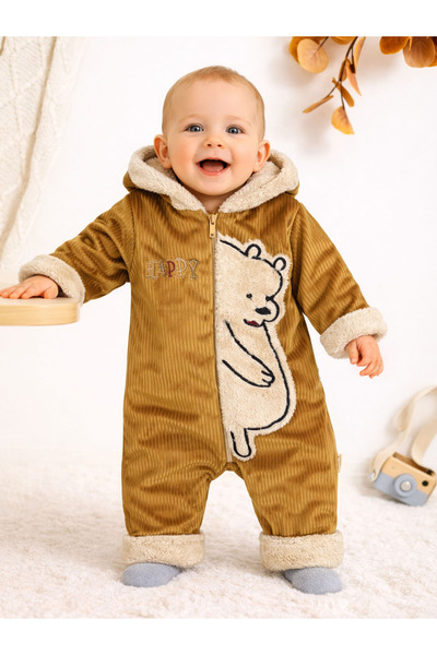 Nehad Bebe Erkek Bebek Welsoft Tulum Ayıcık Aksesuarlı