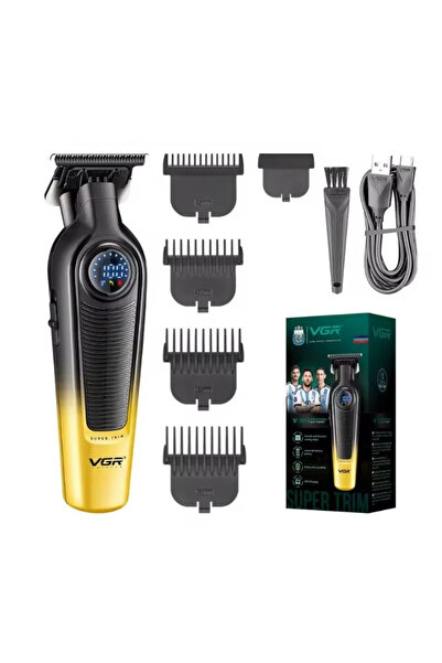 OEM Set cu aparat de tuns fara fir VGR V 996 4 distantiere afisaj LED autonom...