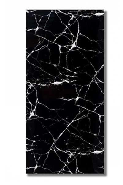 LILY Set 5 Placi autoadeziva CLS-04 pentru perete tip marmura 30 x 60 cm NEGRU