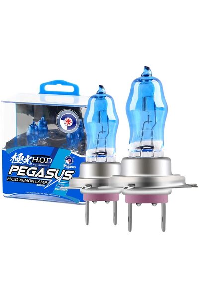 Ruan Set of 2 Pegasus H7 Xenon EFFECT halogen bulbs, power 100W, 1500 lumens,...