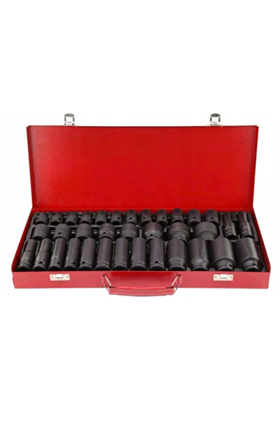 Jack Set trusa chei tubulare impact lungi 1/2 cu 35 piese 8-32mm intarite pis...