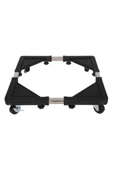 MOHAMED ΜΑΥΡΟ ρυθμιζόμενο στήριγμα με ρόδες για οικιακές συσκευές