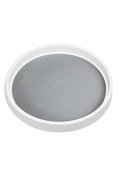 LILY Tava rotativa gri cu alb