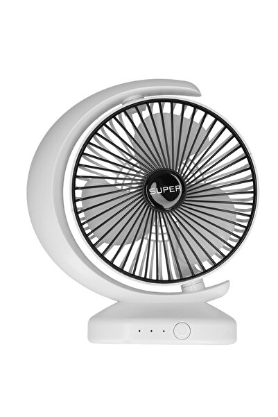 China Ventilator mic de birou alimentat prin USB 3 viteze culoare alba