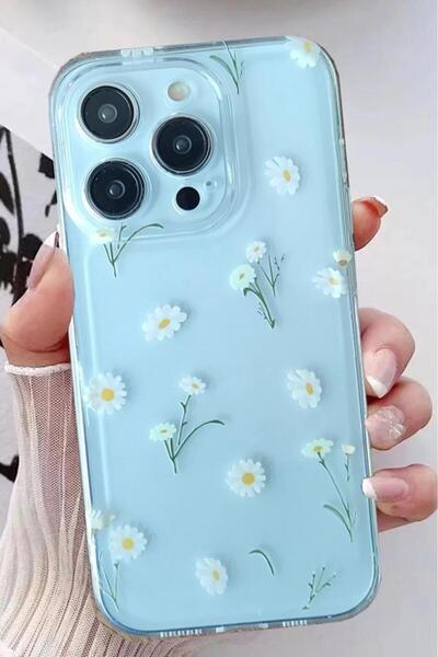 3GEN CASE İphone 13 Pro Max Kılıf Desenli Şeffaf Silikon Kılıf