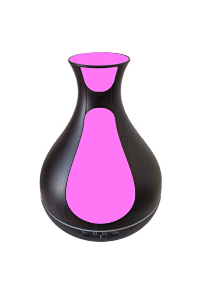 OEM Umdificator / Difuzor de aroma LED 7 culori Maro inchis cu alb