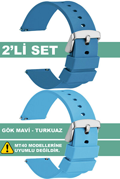 Trendburada حزام ساعة ذكي للأطفال متوافق مع Movetime Mt42x Mt43 Mt46 Family-s...