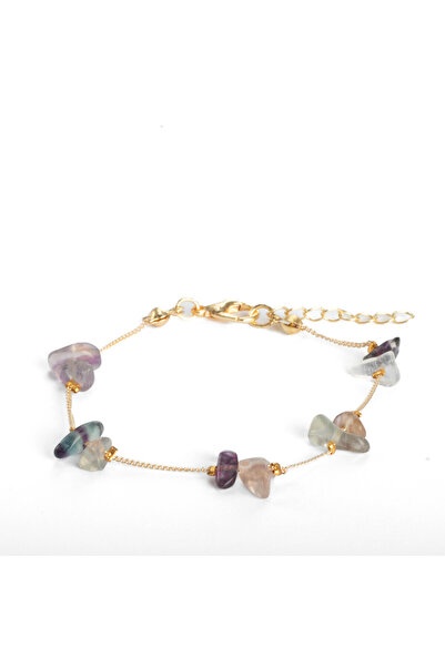 Paleo Florit Taşı Doğal Taş Bileklik