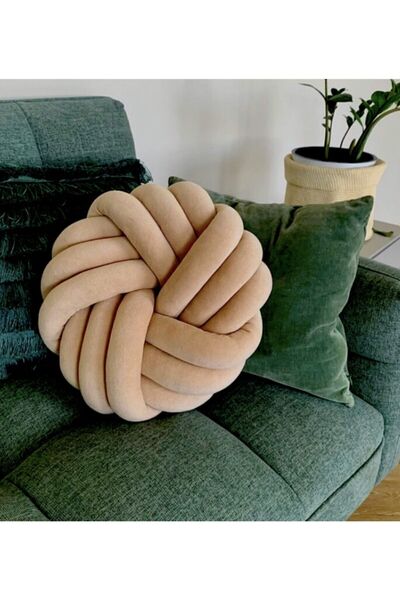 ÖrgüYastik وسادة البرسيم المزخرفة بعقدة محبوكة