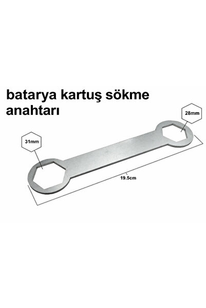 Feyza YAPI BANYO,MUTFAK BATARYASI KARTUŞ SÖKME ANAHTARI 1 Adet