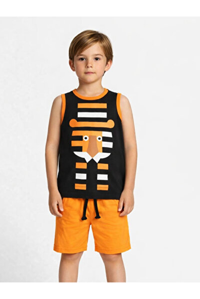 Casabony Set pantaloni scurți harem cu dungi Tiger