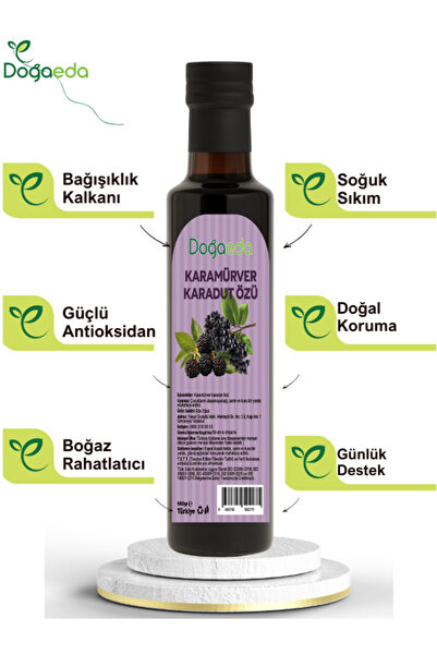 DOĞAEDA Karamürver Karadut Özü - 680 Gr (katkısız) %100 Doğal Katkısız