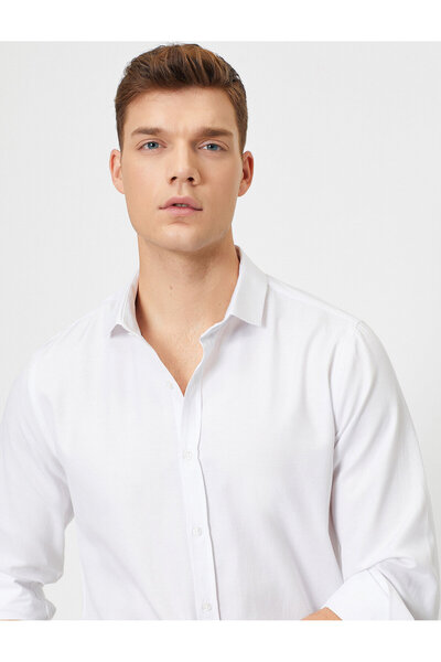 Koton Férfi fehér ing 0YAM69076VW