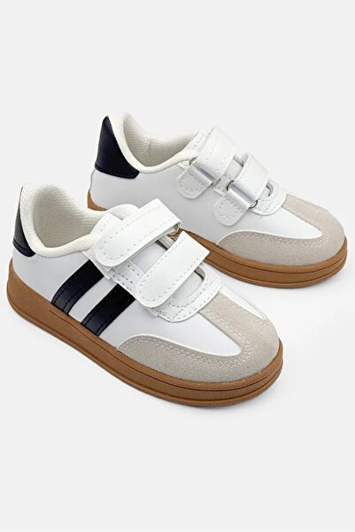 Trendova حذاء رياضي للأطفال مريح وخفيف الوزن ومرن ومزود بشريط فيلكرو لتقويم ا...