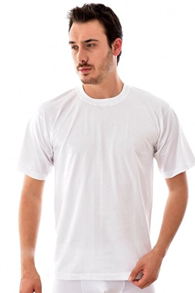 Tutku Men's Crew Neck Half Sleeve Undershirt Athlete 0105 - 12 Pieces