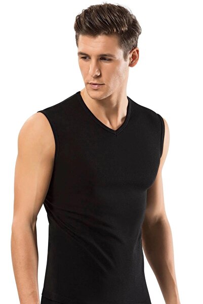Erdem Men's Ribbed Sleeveless V-Neck Undershirt Athlete 1196 - 6 Pieces