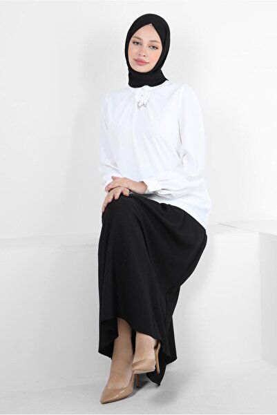 Alvina بلوزة حجرية بتفاصيل زهور 43575