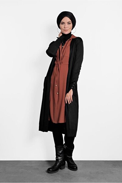 Alvina BELİ BAĞCIKLI GİZLİ DÜĞMELİ TUNİK 40188