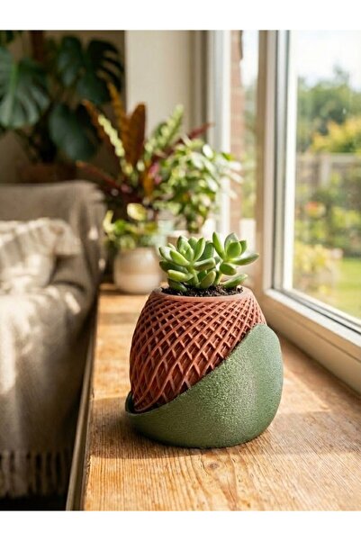 KAAZ DESIGN Stryde - Modern Dekoratif 3D Baskı Geometrik Masaüstü Tabaklı Bit...