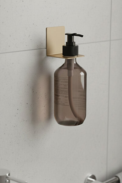 Grandmix حامل صابون سائل معدني للحمام والمطبخ، منظم حمام مثبت على الحائط