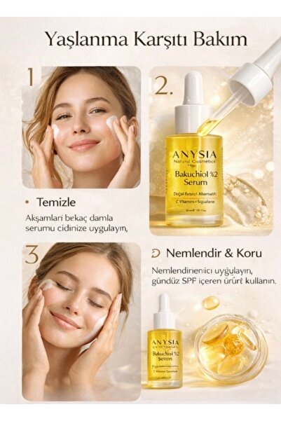 ANYSİA NATURAL %2 BAKUCHIOL SERUM