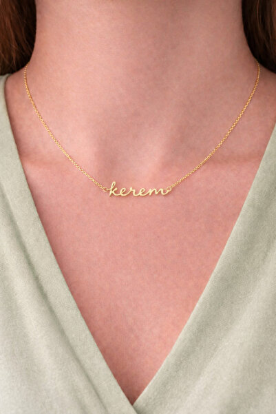 Soleildor Küçük Harfli İsim Gümüş Kolye