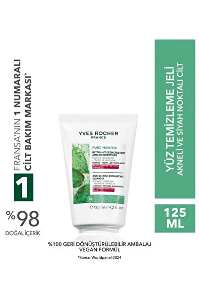 Yves Rocher Gözenek Temizleyici ve Peeling Etkili Yüz Jeli – Karma ve Yağlı C...