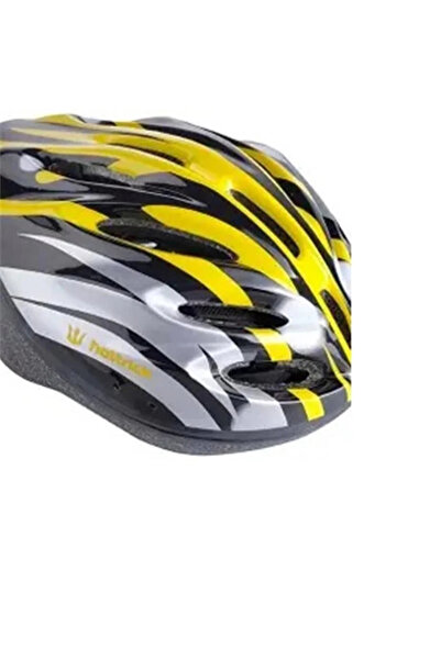 Hattrick Ks35 Helmet Adjustable Yellow Black