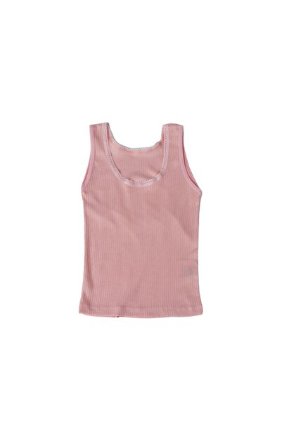 Berrak Дівчача футболка з товстими бретелями, упаковка з 6 штук - 6015