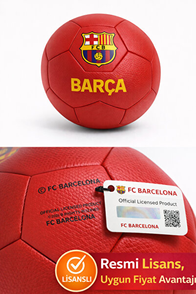 FC BARCELONA Lisanslı 5 Numara Futbol Topu – Resmi Ürün | Antrenman ve Maç Topu