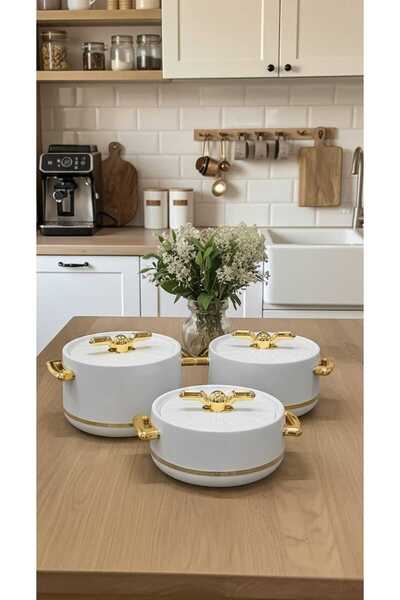 Generic طقم حافظات طعام 2500/2000/1500مل