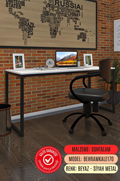 Kenzlife ofis bilgisayar çalışma masası behramkale130 byzsyh 75*130*80 metal ...