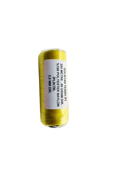 begün Roll, Yellow Color Rosary Cord..200 Meters, 80 Grams